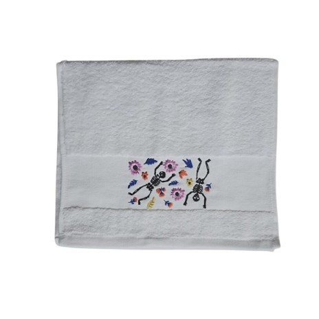 Prosop Halloween cu broderie 30x50cm, bumbac 100%
