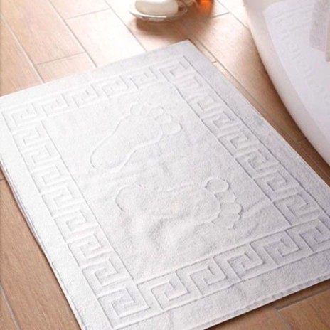Prosop picioare 50x70 cm, bumbac Pakistan, 850 g/mp, alb, absorbant și moale
