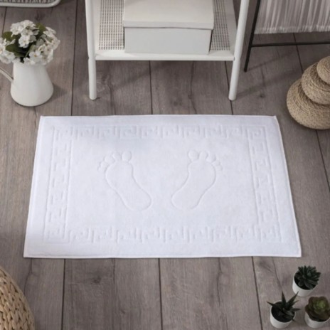 Prosop picioare 50x70 cm, bumbac Pakistan, 850 g/mp, alb, absorbant și moale