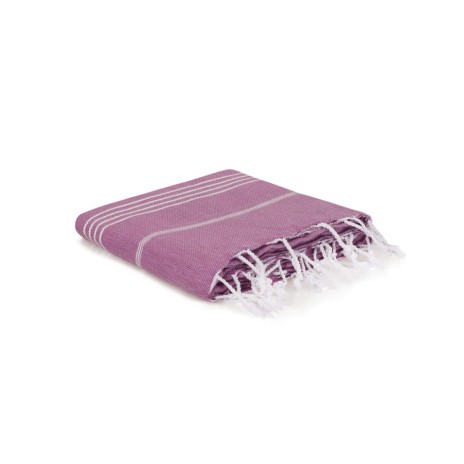 Prosop plaja cu franjuri, bumbac 100%, 100 X 180 cm, Sultan Purple