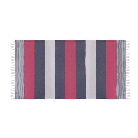 Prosop plaja cu franjuri, bumbac 100%, 90 X 180 cm, Karmen Purple