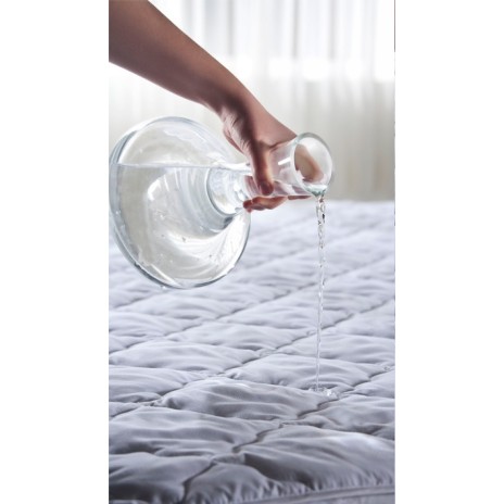 Protecție matlasată pernă 40x40 cm impermeabilă cu fermoar