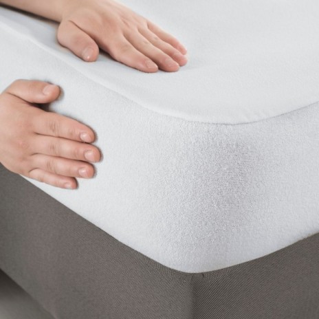 Protectie saltea impermeabila frotir bumbac 100x200cm Heraklei Home