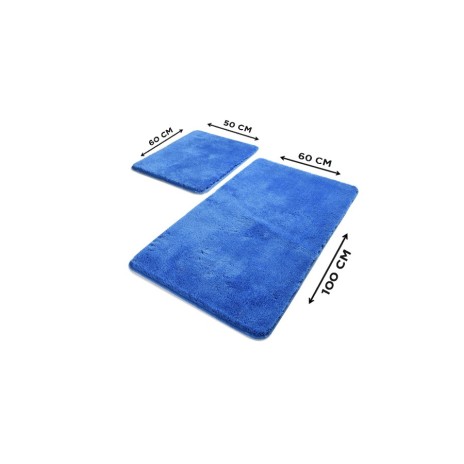 Set 2 covorase baie acril, Alessia Home, Havai Blue (albastru)