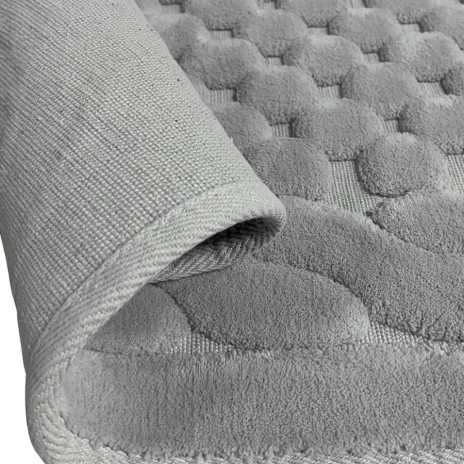 Set 2 covorase baie, Alessia Home, Bambi Cotton - Grey
