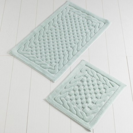 Set 2 covorase baie bumbac, Alessia Home, Bambi - Mint