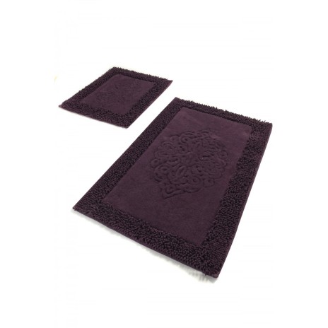 Set 2 covorase baie bumbac, Alessia Home, Piante - Mov Purple