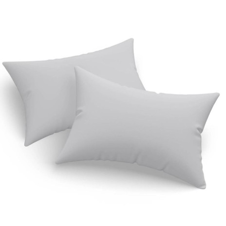 Set fete de perna 50x70 cm policoton Solid Gri cu design minimalist si elegant