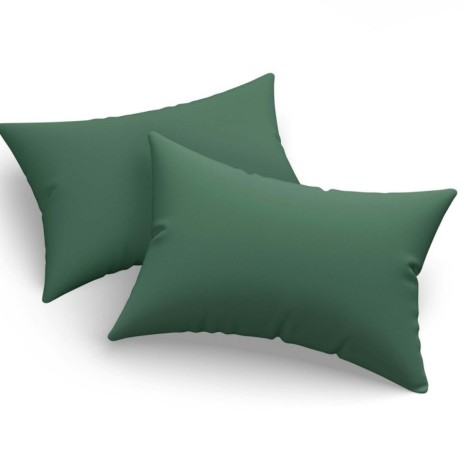 Set fete de perna 50x70 cm policoton Verde cu design simplu si elegant