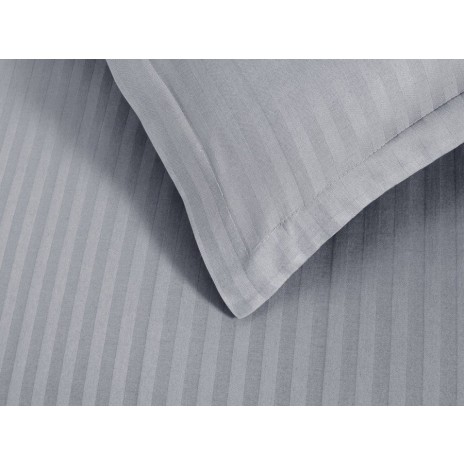 Set 2 fete de perna 40x40cm culoarea gri deschis, damasc gros