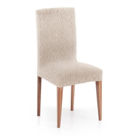 Set 2 huse scaun bielastice Premium ROC 40–50 cm bej deschis C/00 - fixare perfectă și aspect modern