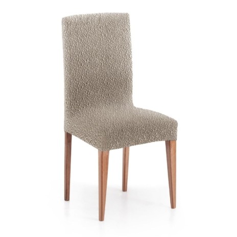 Set 2 huse scaun bielastice Premium ROC 40–50 cm bej inchis C/11 - fixare perfectă și aspect modern