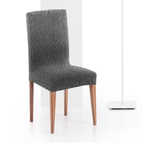 Set 2 huse scaun bielastice Premium ROC 40–50 cm antracit C/16 - fixare perfectă și aspect modern