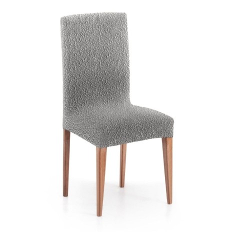 Set 2 huse scaun bielastice Premium ROC 40–50 cm gri C/6 - fixare perfectă și aspect modern