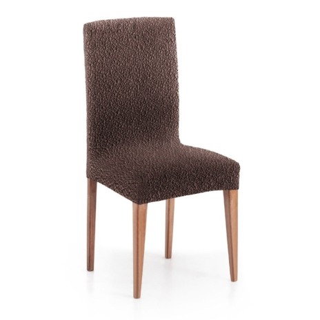 Set 2 huse scaun bielastice Premium ROC 40–50 cm maro C/7 - fixare perfectă și aspect modern