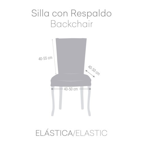 Set 2 huse scaun elastice (sezut+spatar),Troya, C/3 Albastru