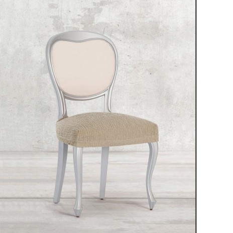Set 2 huse scaun elastice (sezut), Troya, C/11 Maro deschis