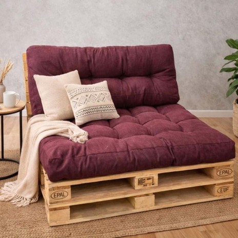 Set perne paleti gradina mov pruna saltea spatar canapea