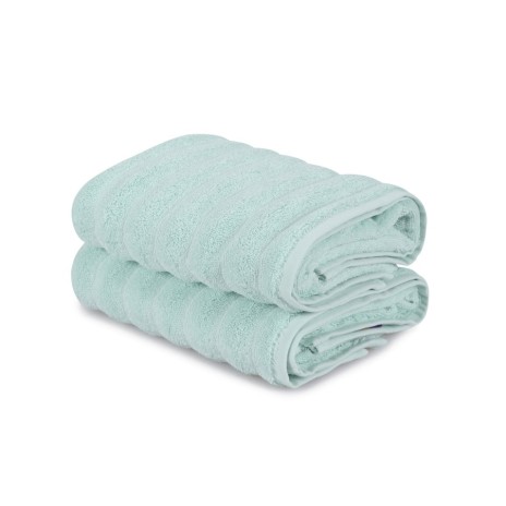 Set 2 prosoape 50x90cm bumbac 100%, BHPC, 406 Light Petrol Blue