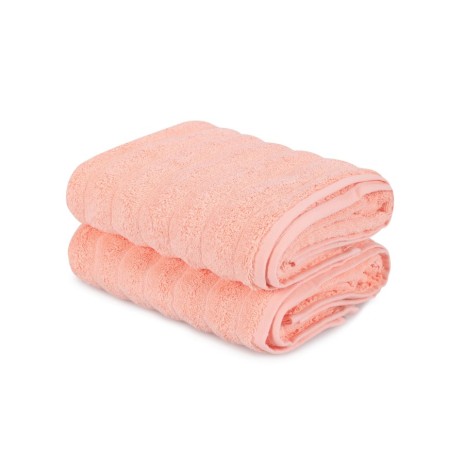 Set 2 prosoape 50x90cm bumbac 100%, BHPC, 406 Light Pink