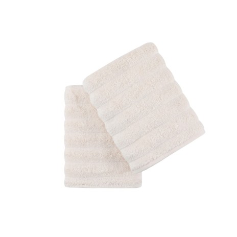Set 2 prosoape 50x90cm bumbac 100%, BHPC, 406 Crem