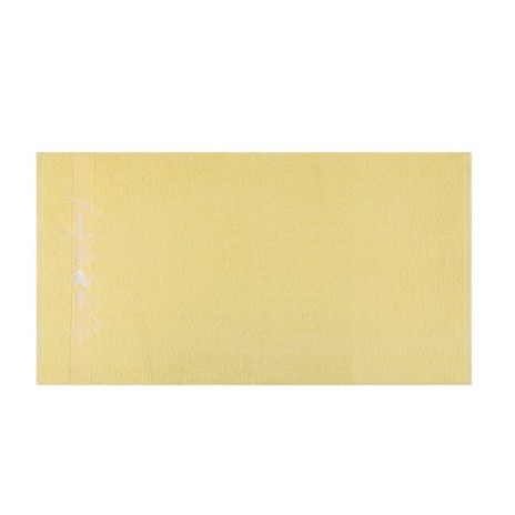 Set 2 prosoape Beverly Hills Polo Club 50x90cm bumbac 100%, bleu și galben, densitate 450g/mp