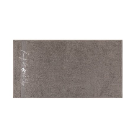 Set 2 prosoape Beverly Hills Polo Club 50x90cm bumbac 100%, gri și albastru, densitate 450g/mp
