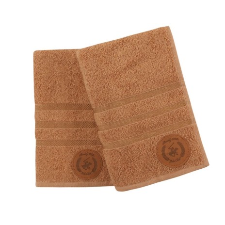 Set 2 prosoape 50x90cm bumbac 100%, BHPC, 411 Maro