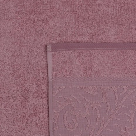 Set 2 prosoape bumbac 50x90 Sultan Roz prafuit Hobby Home cu bordura jacquard