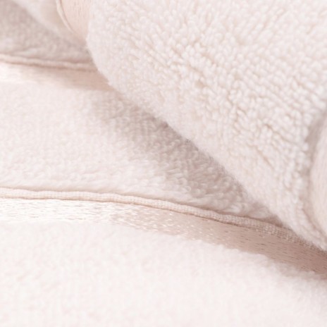 Set 2 prosoape bumbac 100% microcoton crem, Hobby Home cu dungi satinate