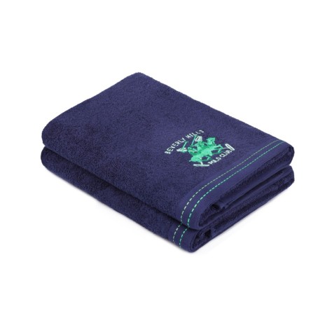 Set 2 prosoape 70x140cm bumbac 100%, BHPC, 401 Dark Blue