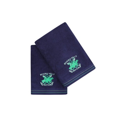 Set 2 prosoape 70x140cm bumbac 100%, BHPC, 401 Dark Blue