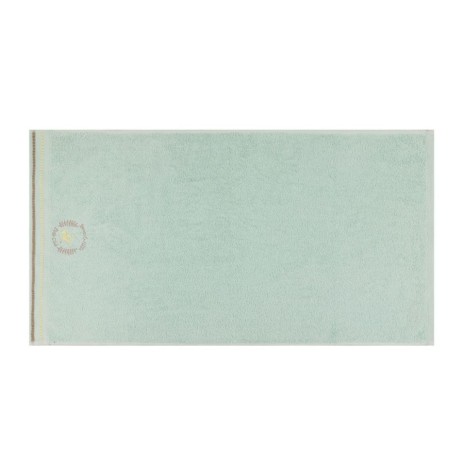 Set 2 prosoape Beverly Hills Polo Club 70x140cm bumbac 100%, verde, densitate 450g/mp