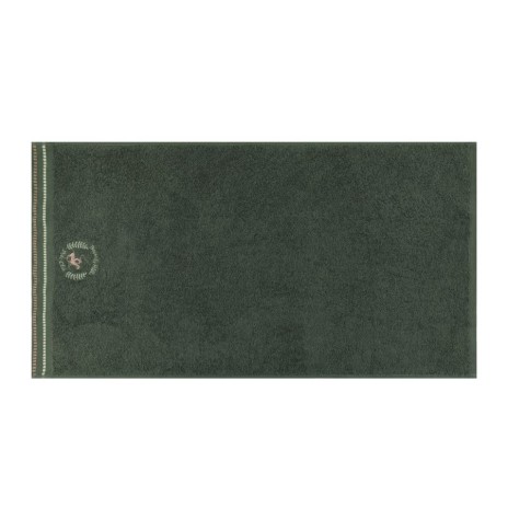 Set 2 prosoape Beverly Hills Polo Club 70x140cm bumbac 100%, verde, densitate 450g/mp