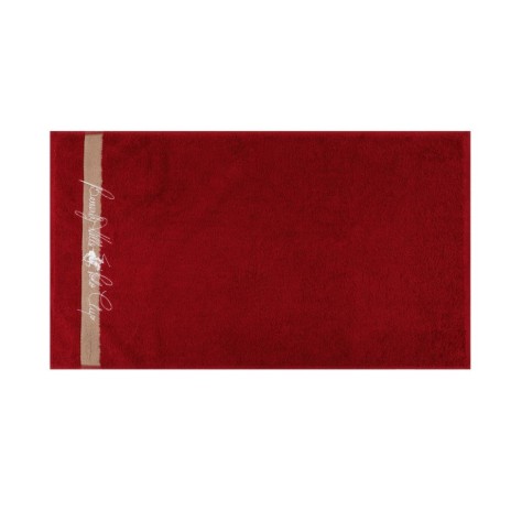Set 2 prosoape 70x140cm bumbac 100%, BHPC, 409 Bleu/Bordo