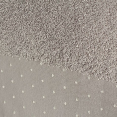 Set 2 prosoape baie 70x140 bumbac Pitircik gri cu buline