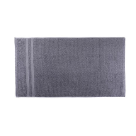 Set 2 prosoape Ayliz gri antracit 50x90cm bambus si bumbac, moi si pufoase
