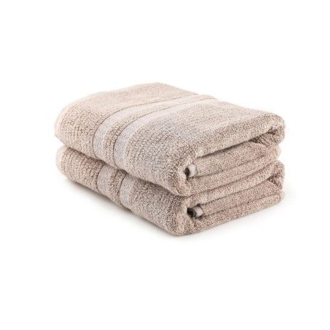 Set 2 prosoape Ayliz maro 75x150cm bambus si bumbac, moi si pufoase