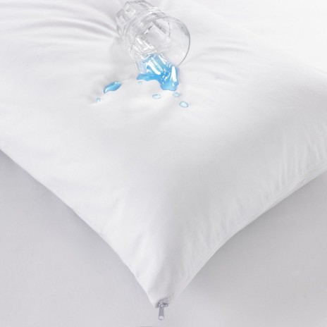 Set 2 protectii perna teflonate, bumbac 100% percale, 50x70cm