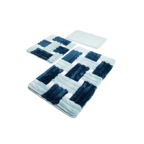 Set 3 covorase baie acril, Alessia Home, Piazza Blue