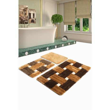 Set 3 covorase baie acril, Alessia Home, Piazza Coffe