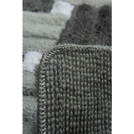 Set 3 covorase baie acril, Alessia Home, Piazza Grey