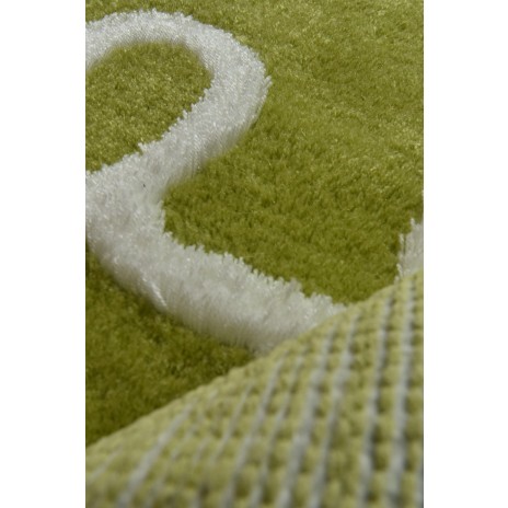 Set 3 covorase baie acril, Chilai Home, Puzzle - Green