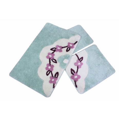 Set 3 covorase baie, Alessia Home, Milan Mint