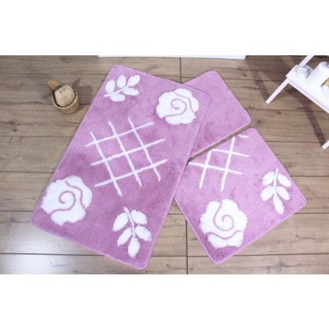 Set 3 covorase baie, Alessia Home, Pastel - Lilac