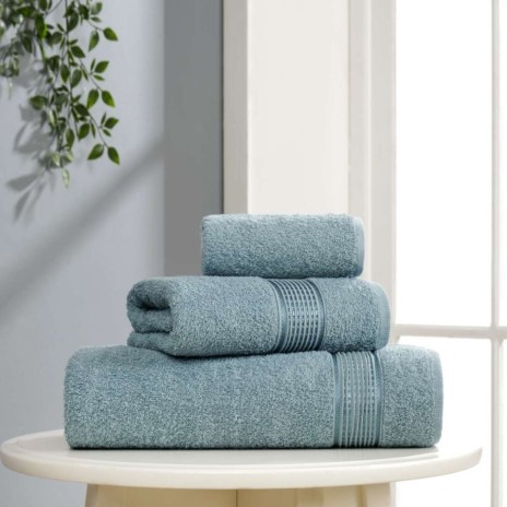 Set 3 prosoape bumbac 100% Eponj Home Ezgi turcoaz