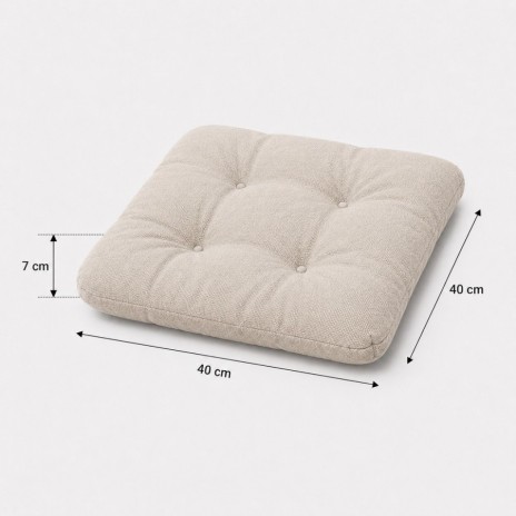 perna scaun sau podea cappuccino40x40x8 cm pentru terasa si gradina