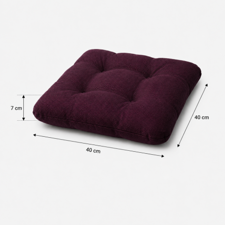 perna scaun sau podea maro burgundi 40x40x8 cm pentru terasa si gradina