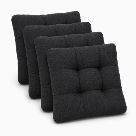 perna scaun sau podea negru 40x40x8 cm pentru terasa si gradina