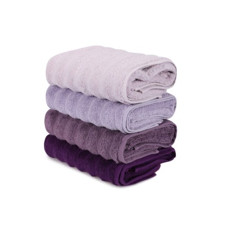 Set 4 prosoape 50x90cm bumbac 100%, BHPC, 406 Purple